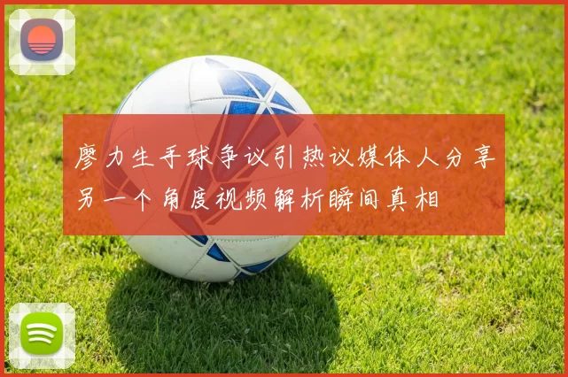 廖力生手球争议引热议媒体人分享另一个角度视频解析瞬间真相